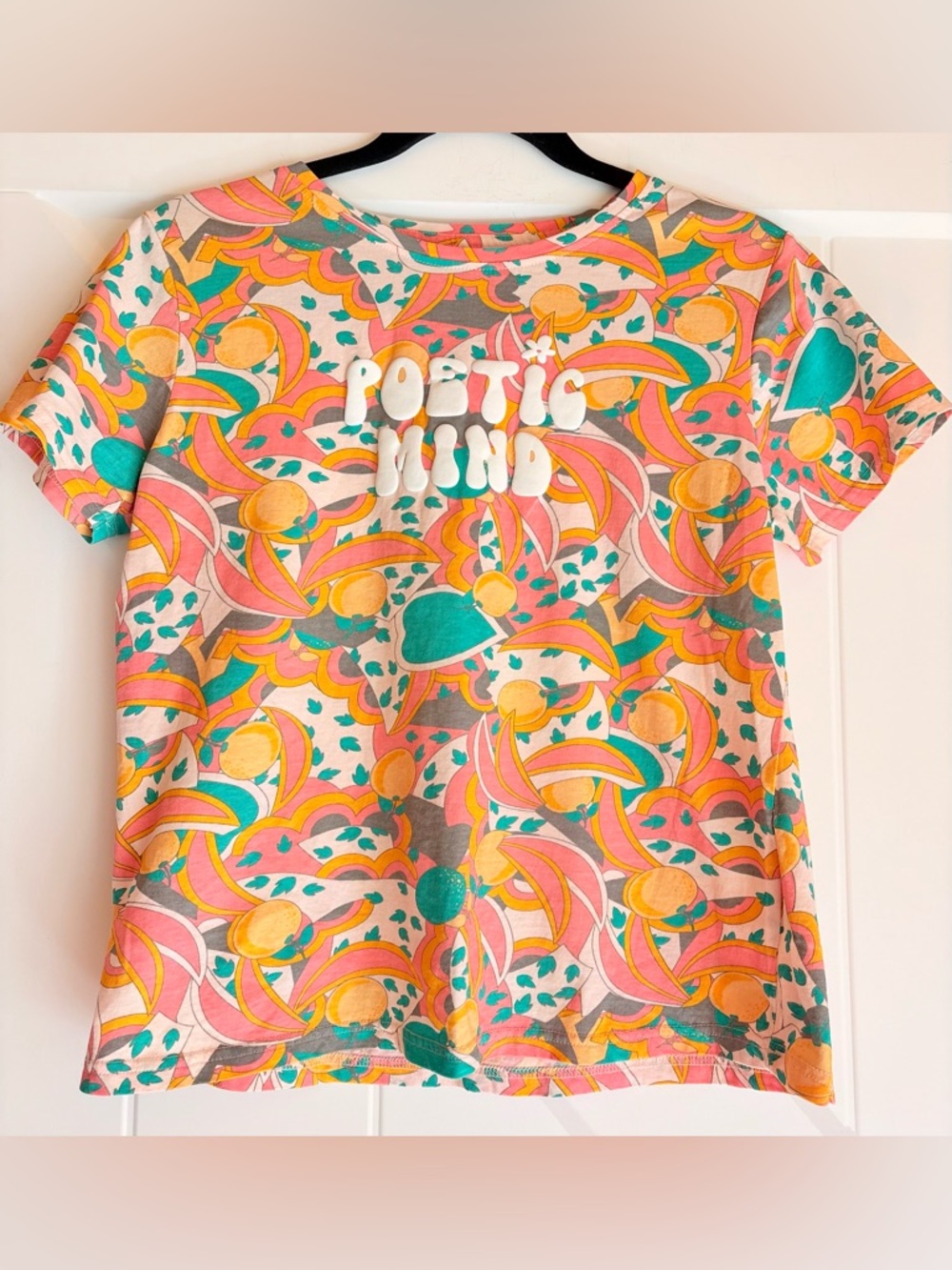 Mini Rodini Poetic Mind Fruit Graphic Tee XS